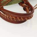 BALENCIAGA Hand Bag Raffia Green 236741 Auth 141545-7