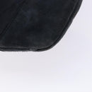 CHANEL Matelasse Pouch Satin Black CC Auth 141547-16