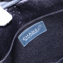 CHANEL Matelasse Pouch Satin Black CC Auth 141547-18