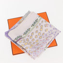 HERMES Carre 90 Scarf ""RENCONTRE OCEANE"" Silk Gray Auth 141551-15