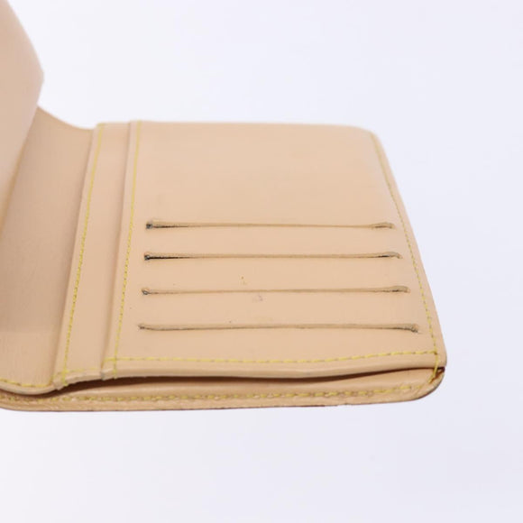 LOUIS VUITTON Multicolor Portefeuille Viennois Wallet White M92987 Auth 141553