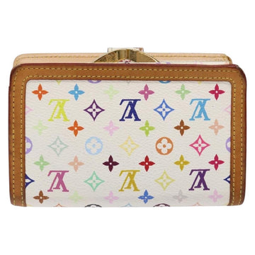LOUIS VUITTON Multicolor Portefeuille Viennois Wallet White M92987 Auth 141553 - 0