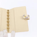 LOUIS VUITTON Damier Azur Agenda PM Day Planner Cover R20706 LV Auth 141555-18