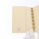 LOUIS VUITTON Damier Azur Agenda PM Day Planner Cover R20706 LV Auth 141555-19