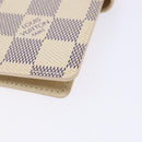 LOUIS VUITTON Damier Azur Agenda PM Day Planner Cover R20706 LV Auth 141555-7