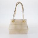 Salvatore Ferragamo Shoulder Bag Leather Nylon 2Set Beige Brown Auth 141558-10