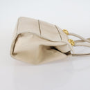 Salvatore Ferragamo Shoulder Bag Leather Nylon 2Set Beige Brown Auth 141558-12