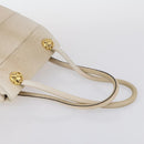 Salvatore Ferragamo Shoulder Bag Leather Nylon 2Set Beige Brown Auth 141558-13