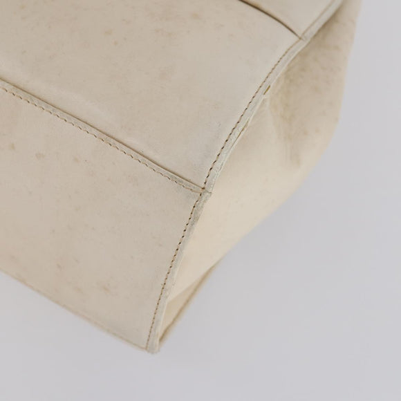 Salvatore Ferragamo Shoulder Bag Leather Nylon 2Set Beige Brown Auth 141558