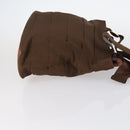 Salvatore Ferragamo Shoulder Bag Leather Nylon 2Set Beige Brown Auth 141558-4