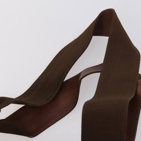 Salvatore Ferragamo Shoulder Bag Leather Nylon 2Set Beige Brown Auth 141558