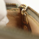 LOUIS VUITTON Multicolor Pochette Cles Coin Purse White M92655 LV Auth 141583-21