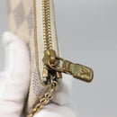 LOUIS VUITTON Damier Azur Pochette Cles Coin Purse N62659 LV Auth 141584-9