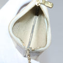 LOUIS VUITTON Damier Azur Pochette Cles Coin Purse N62659 LV Auth 141584-11