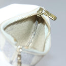 LOUIS VUITTON Damier Azur Pochette Cles Coin Purse N62659 LV Auth 141584-17