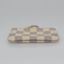 LOUIS VUITTON Damier Azur Pochette Cles Coin Purse N62659 LV Auth 141584-5