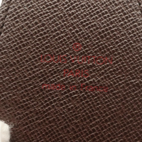 LOUIS VUITTON Damier Ebene Etui Cigarette Case N63024 LV Auth 141585