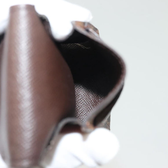 LOUIS VUITTON Damier Ebene Etui Cigarette Case N63024 LV Auth 141585