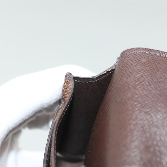 LOUIS VUITTON Damier Ebene Etui Cigarette Case N63024 LV Auth 141585