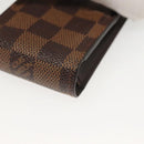 LOUIS VUITTON Damier Ebene Etui Cigarette Case N63024 LV Auth 141585-14