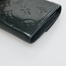 LOUIS VUITTON Vernis Portefeiulle Sarah Lange Portemonnee Bluenuit M93667 Auth 141587-15