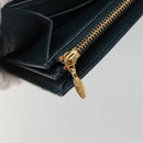 LOUIS VUITTON Vernis Portefeiulle Sarah Long Wallet Bluenuit M93667 Auth 141587-17