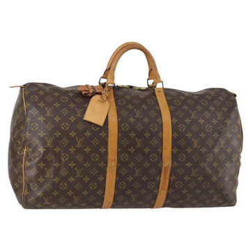 LOUIS VUITTON Monogram Keepall 60 Boston Bag M41422 LV Auth 141593
