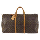 LOUIS VUITTON Monogram Keepall 60 Boston Bag M41422 LV Auth 141593-13