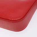 LOUIS VUITTON Epi Pochette Accessoires Pouch Red M52947 LV Auth 141595-16