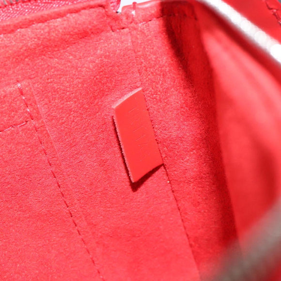 LOUIS VUITTON Epi Pochette Accessoires Pouch Red M52947 LV Auth 141595