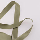 PRADA Backpack Nylon Beige Silver Auth 141598-14