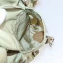 PRADA Backpack Nylon Beige Silver Auth 141598-26