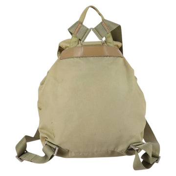 PRADA Backpack Nylon Beige Silver Auth 141598 - 0