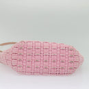 BALENCIAGA Bistro Hand Bag Enamel 2way Pink Silver 671342 Auth 141599-5