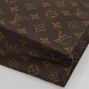 LOUIS VUITTON Monogram Sac Plat Hand Bag M51140 LV Auth 141603-10