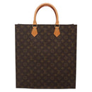 LOUIS VUITTON Monogram Sac Plat Hand Bag M51140 LV Auth 141603-3