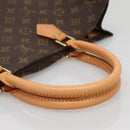 LOUIS VUITTON Monogram Sac Plat Hand Bag M51140 LV Auth 141603-7