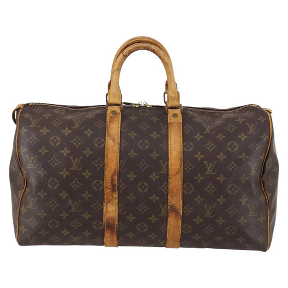 LOUIS VUITTON Monogram Keepall 45 Boston Bag M41428 LV Auth 141604