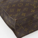 LOUIS VUITTON Monogram Sac Plat Hand Bag M51140 LV Auth 141606-14