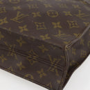 LOUIS VUITTON Monogram Sac Plat Hand Bag M51140 LV Auth 141606-15