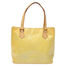 LOUIS VUITTON Monogram Vernis Houston Hand Bag Gris M91053 LV Auth 141607-13