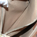 CELINE Macadam Canvas Tote Bag PVC Leather Brown Gold Auth 141610-22