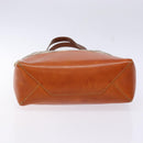 CELINE Triomphe Tote Bag Canvas Beige Gold Auth 141612-5