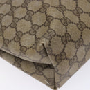 GUCCI GG Supreme Web Sherry Line Tote Bag PVC Beige Red 39 02 003 Auth 141617-17