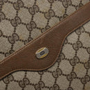 GUCCI GG Supreme Web Sherry Line Tote Bag PVC Beige Red 39 02 003 Auth 141617-18