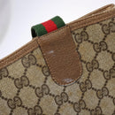 GUCCI GG Supreme Web Sherry Line Tote Bag PVC Beige Red 39 02 003 Auth 141617-10