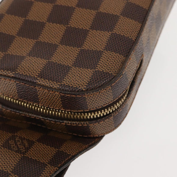 LOUIS VUITTON Damier Ebene Geronimos Shoulder Bag N51994 LV Auth 141625