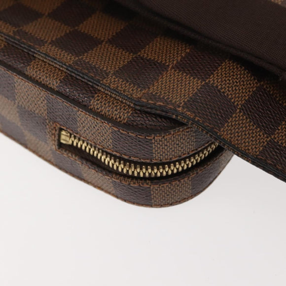 LOUIS VUITTON Damier Ebene Geronimos Shoulder Bag N51994 LV Auth 141625