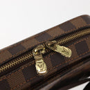 LOUIS VUITTON Damier Ebene Geronimos Shoulder Bag N51994 LV Auth 141625-10