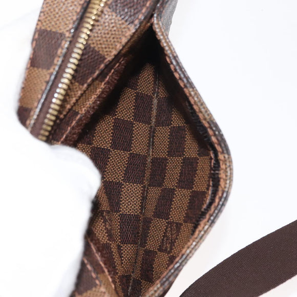 LOUIS VUITTON Damier Ebene Geronimos Shoulder Bag N51994 LV Auth 141625